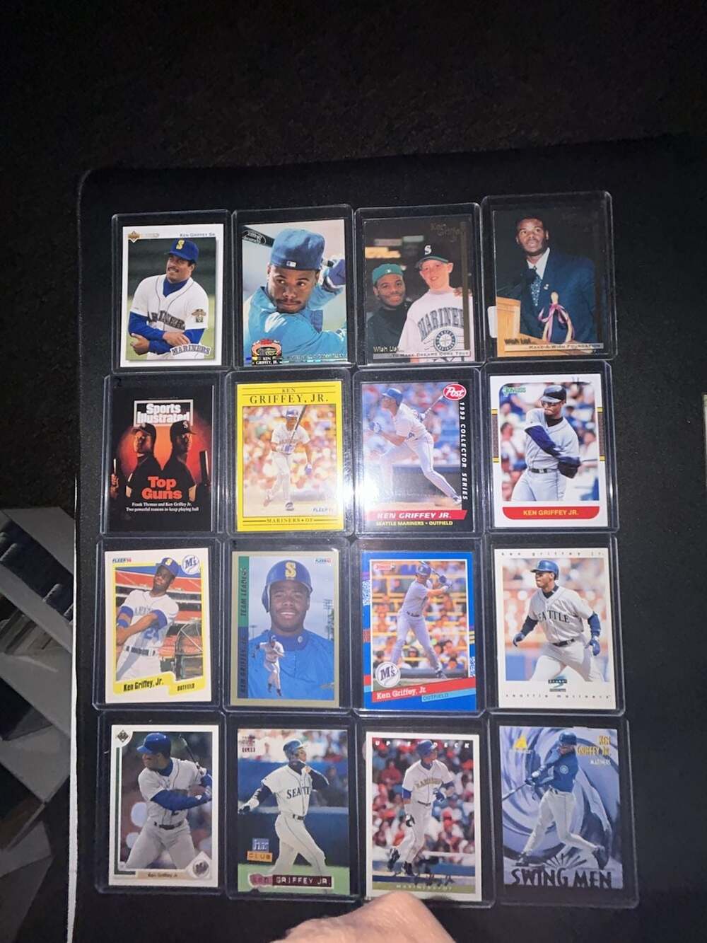 X 20 Ken Griffey Jr. Baseball Card Lot - Assorted Brands & Years (Seattle Marine